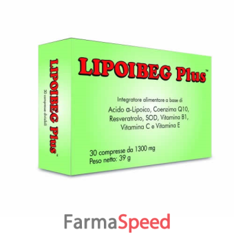 lipoibeg plus 30 compresse da 1300 mg