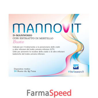 mannovit 14 bustine 4 g