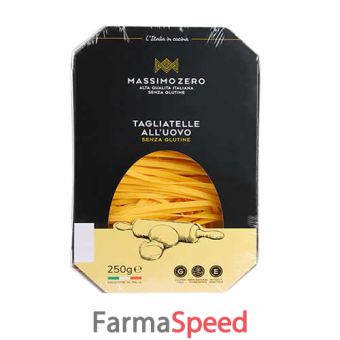 massimo zero tagliatelle uovo senza glutine 250g