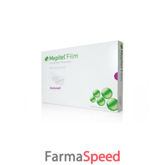 mepitel film medicazione in poliuretano con strato di contatto in silicone morbido 10,5cmx12cm 10 pezzi