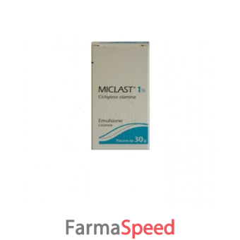 miclast - 1% emulsione cutanea flacone da 30 g 