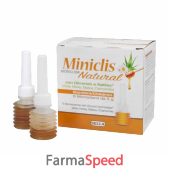 miniclis natural microclismi bambini 6 pezzi