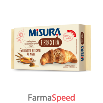 misura fibrextra cornetto integrale al miele senza olio di palma