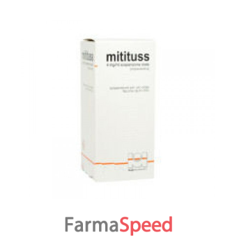 mitituss - 4 mg/ml sospensione orale, flacone da 200 ml