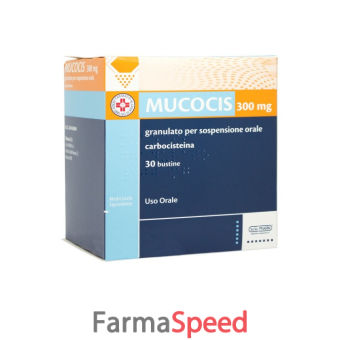mucocis - 300 mg granulato per sospensione orale 30 bustine 5 g 