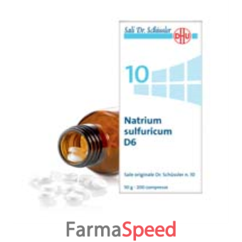 natrium sulfuricum 10 schuss 12 dh 50 g