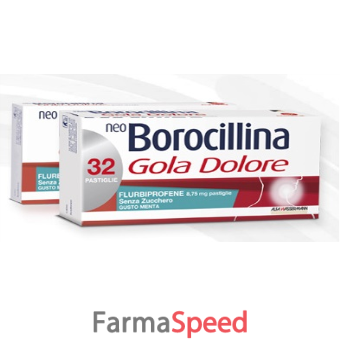 neoboro golado - 8,75 mg pastiglie senza zucchero gusto menta 32 pastiglie 