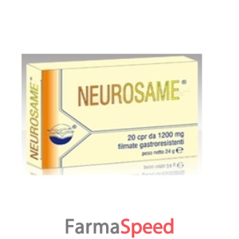neurosame 20 compresse 1200 mg filmate gastroresistenti 24 g