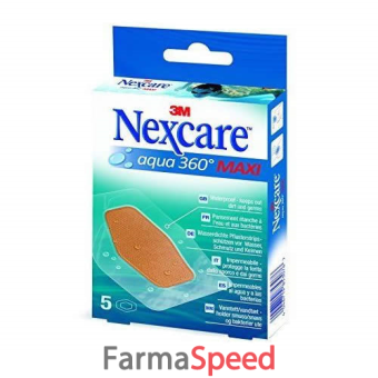 cerotto nexcare aqua 360 60x89 maxi 5 pezzi