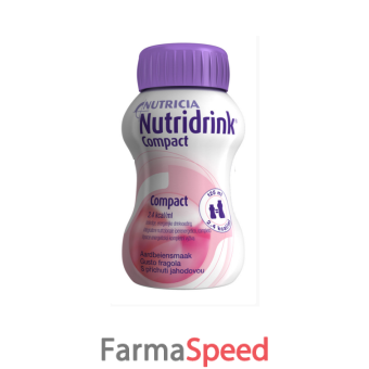 nutridrink compact fragola 4x125 ml