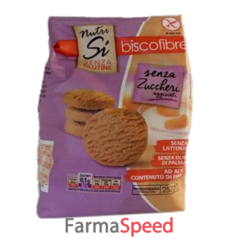 nutrisi' biscofibre senza zuccheri aggiunti