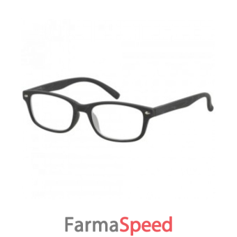 occhiale premontato da lettura design nero +1,00