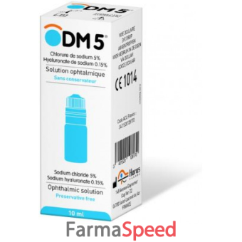 odm5 soluzione oftalmica iperosmolare senza conservanti 10 ml