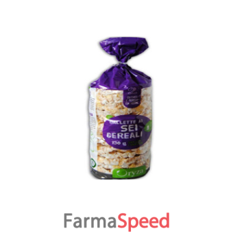 oryza gallette 6 cereali senza glutine 130 g