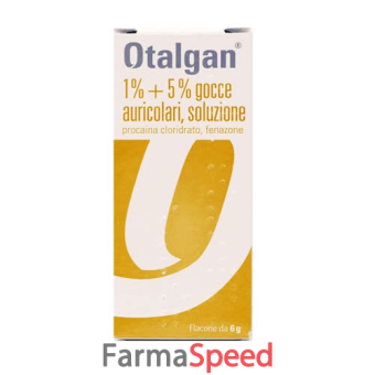 otalgan - 1% + 5% gocce auricolari, soluzione flacone da 6g 