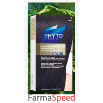 phytocolor 1 nero intenso 2014 kit contenente flacone 60 ml + tubo 40 ml + bustina 12 ml