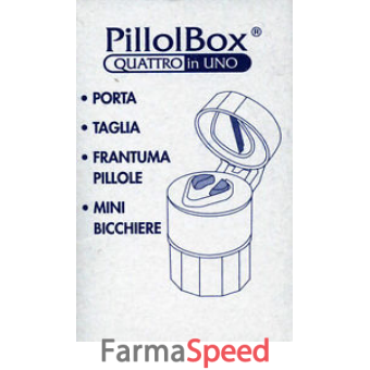 pilloliera pillolbox quattro in uno