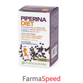 piperina diet 60 compresse