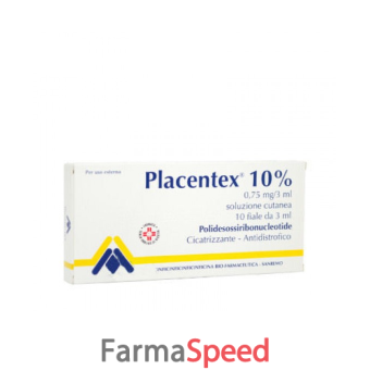 placentex - 0,75 mg/3 ml soluzione cutanea 10 fiale 3 ml 