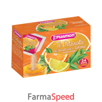 plasmon te' deteinato arancia e limone 24 buste