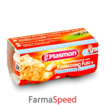 plasmon omogeneizzato formaggino fuso e parmigiano reggiano 4 pezzi 80 g