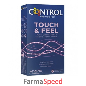 profilattico control 2in1 touch&feel+lube 3 unds