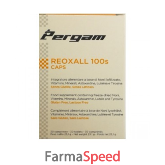 reoxall 100's pergam 30 capsule