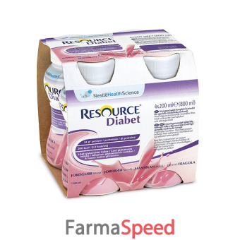 resource diabet fragola 4 x 200 ml