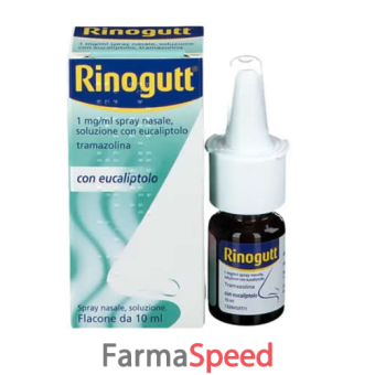 rinogutt - 1 mg/ml spray nasale, soluzione con eucaliptolo flacone da 10 ml