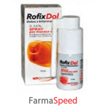 rofixdol infiammaz dolor - 0,16% spray per mucosa orale, flacone da 15ml