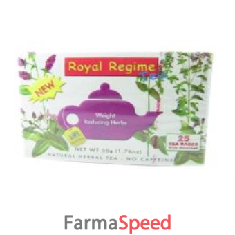 royal regime tea 25 buste