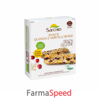 snack quinoa e mirtilli rossi 80 g