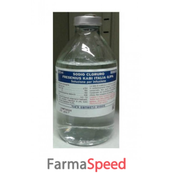 sodio cloruro fki - 0,9% soluzione per infusione flaconcino da 100 ml 