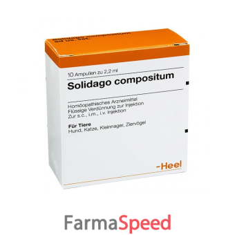 heel solidago compositum 10 fiale da 2,2 ml l'una