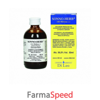 sonno herb s6 melissa 50 ml