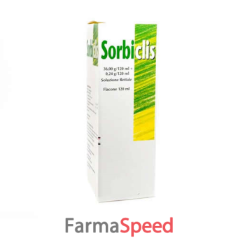 sorbiclis - adulti 36,00 g + 0,24 g soluzione rettale 1 flacone da 120 ml