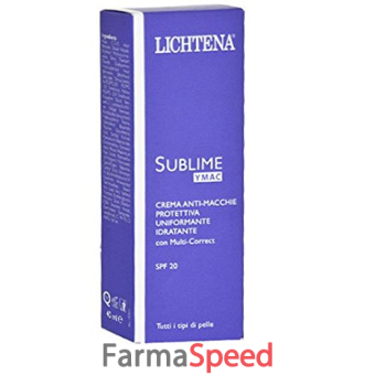 sublime ymac crema antimacchia spf20 40 ml