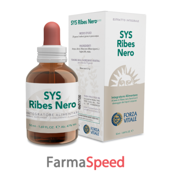 sys ribes nero gocce 50 ml