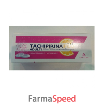 tachipirinaflu - adulti 500 mg/200 mg compresse effervescenti 12 cpr