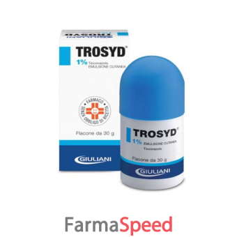 trosyd - 1% spray cutaneo, soluzione contenitore multidose da 30 g con pompa spray