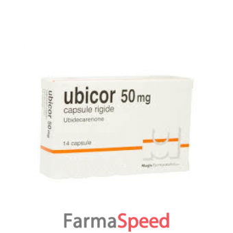 ubicor - 50 mg capsule rigide 14 capsule 