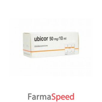ubicor - 50 mg/10 ml polvere e solvente per sospensione orale 10 flaconcini 
