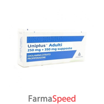 uniplus - adulti 250 mg + 350 mg supposte 10 supposte