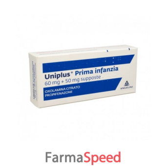 uniplus - prima infanzia 60 mg + 50 mg supposte 10 supposte