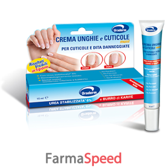 uraderm crema unghie cuticole mani 15 ml 1 pezzo