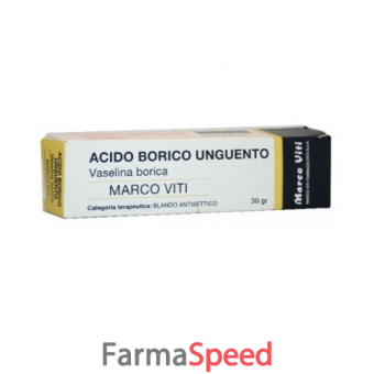 acido borico mv - 3% unguento tubo da 30 g