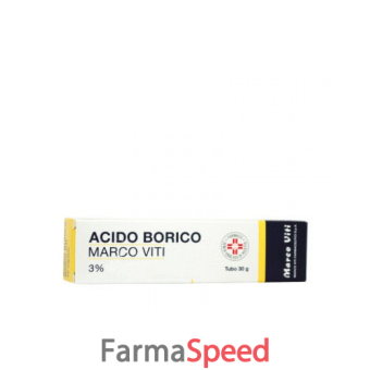 acido borico mv - 3% unguento tubo da 50 g