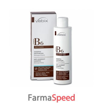 vebix phytamin shampoo antiforfora dermopurificante 200 ml