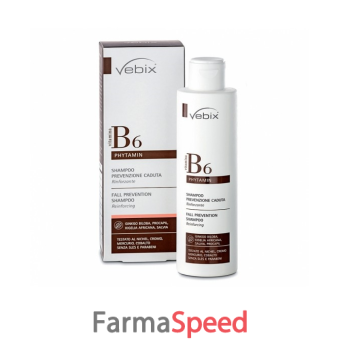 vebix phytamin shampoo prevenzione caduta rinforzante 200 ml