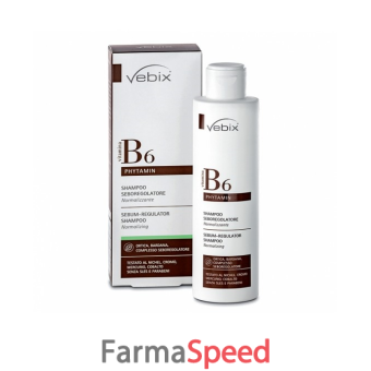 vebix phytamin shampoo seboregolatore normalizzante 200 ml